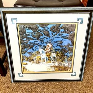 Bev Doolittle “Eagle Heart” framed and matted